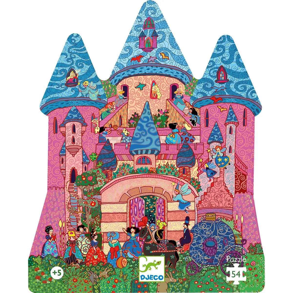 PUZLE CASTILLO MAGICO DJECO +5