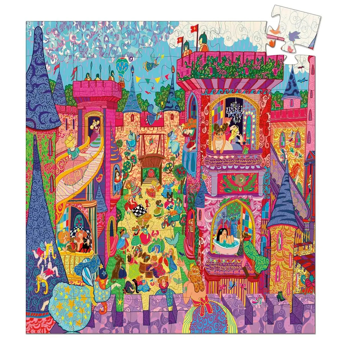 PUZLE CASTILLO MAGICO DJECO +5