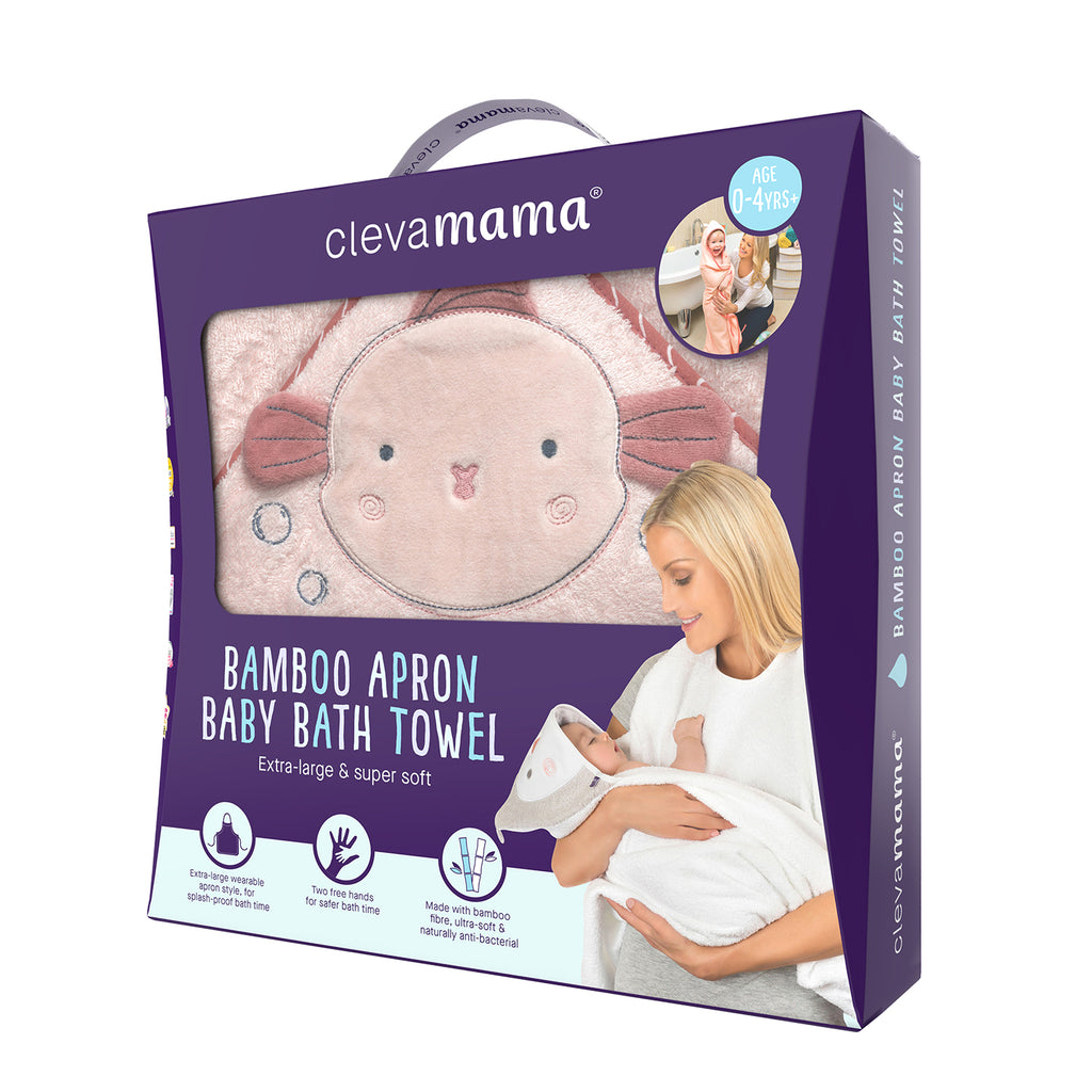 TOALLA DELANTAL CLEVA ROSA