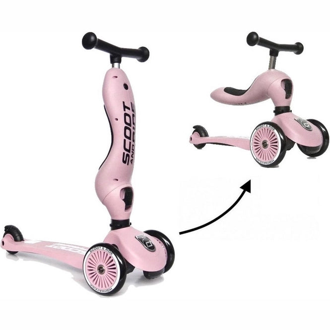 SCOOTER 2 EN 1 H 1 ROSE