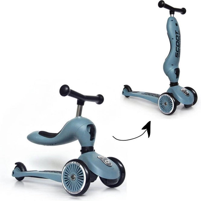 SCOOTER 2 EN 1 H 1 STEEL