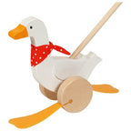 Gansa Bertha Goki, juguete de empuje para primeros pasos, estimula caminar y motricidad