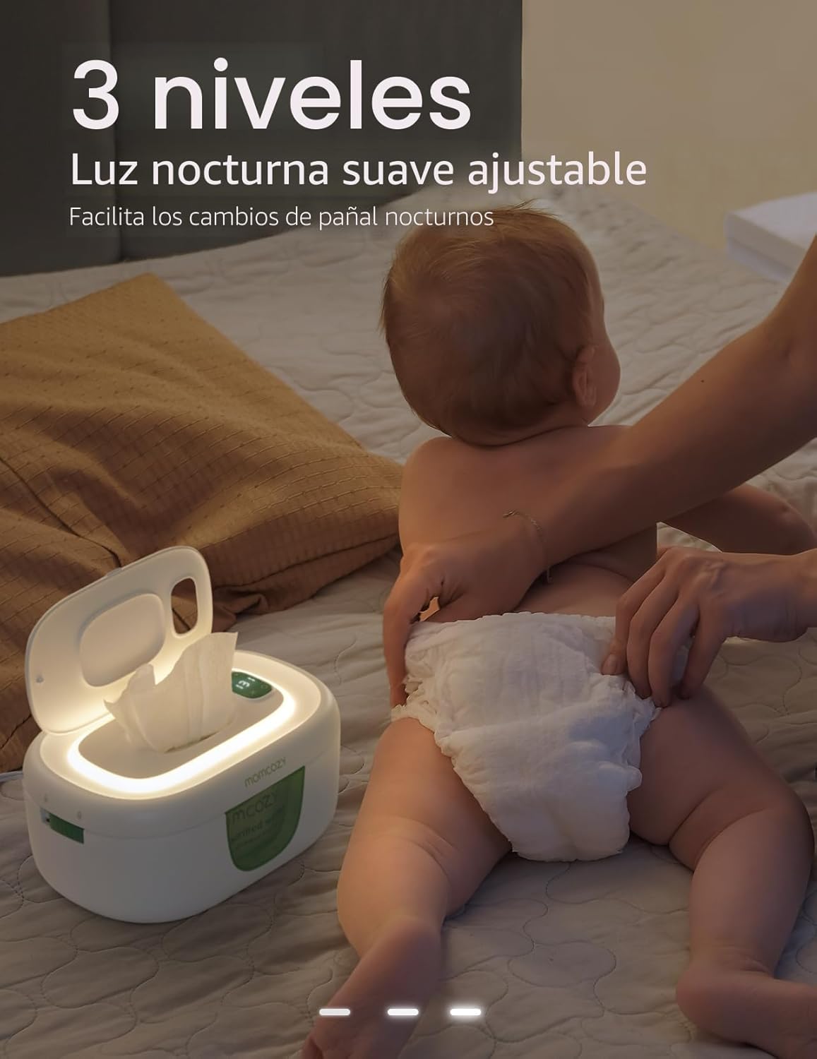 CALENTADOR DE TOALLITAS MOMCOZY