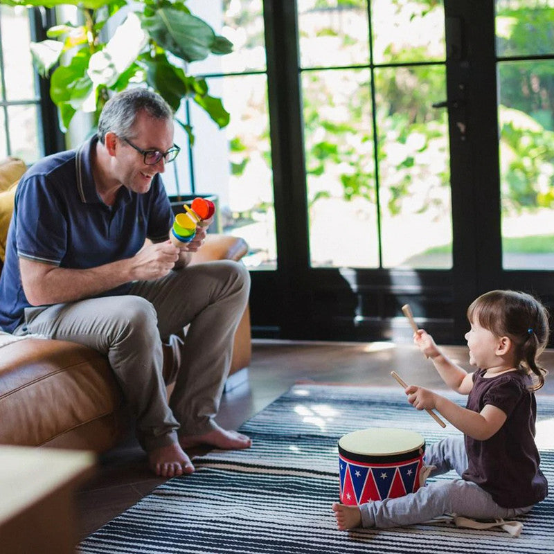 SONAJERO ARCOIRIS DE MADERA