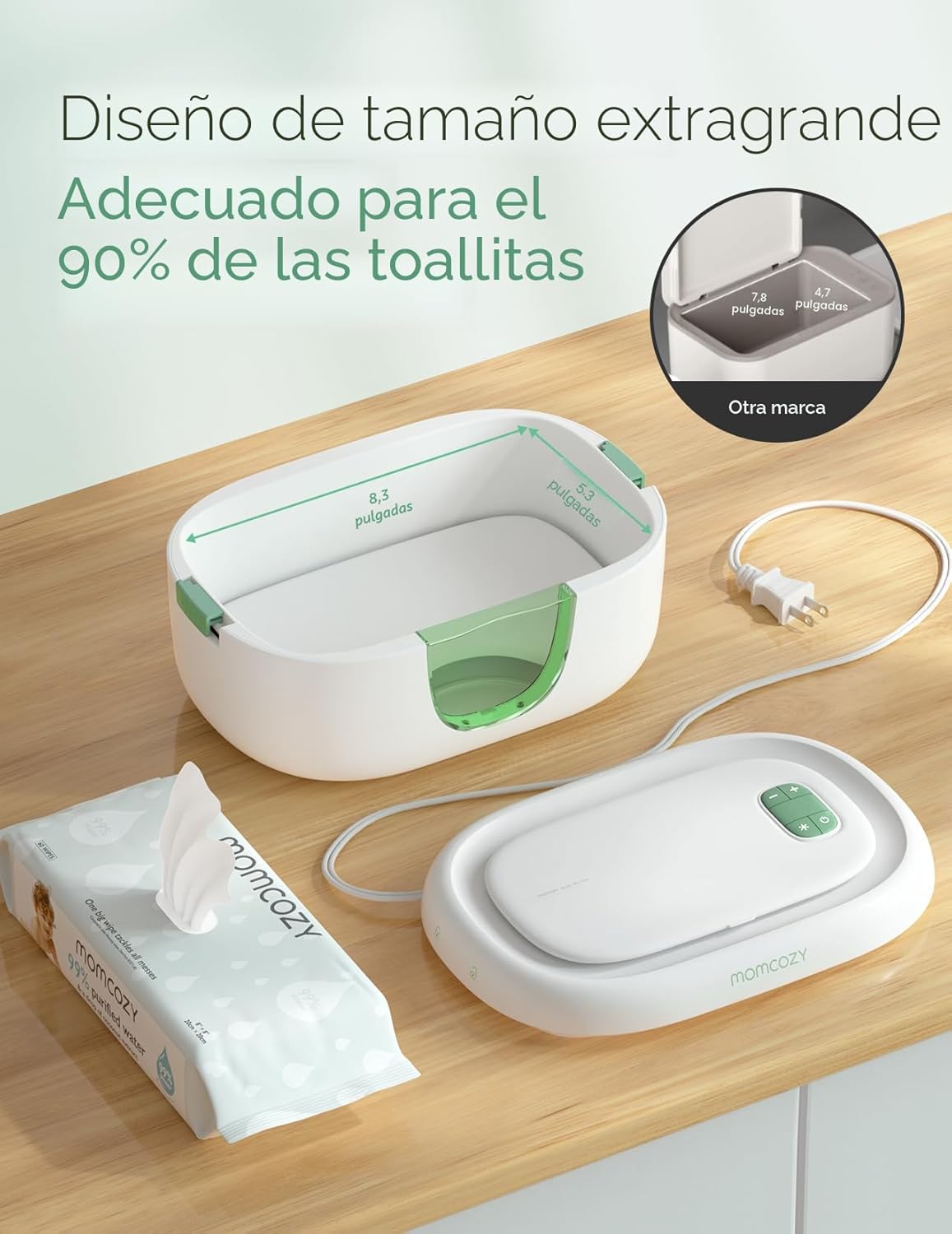 CALENTADOR DE TOALLITAS MOMCOZY