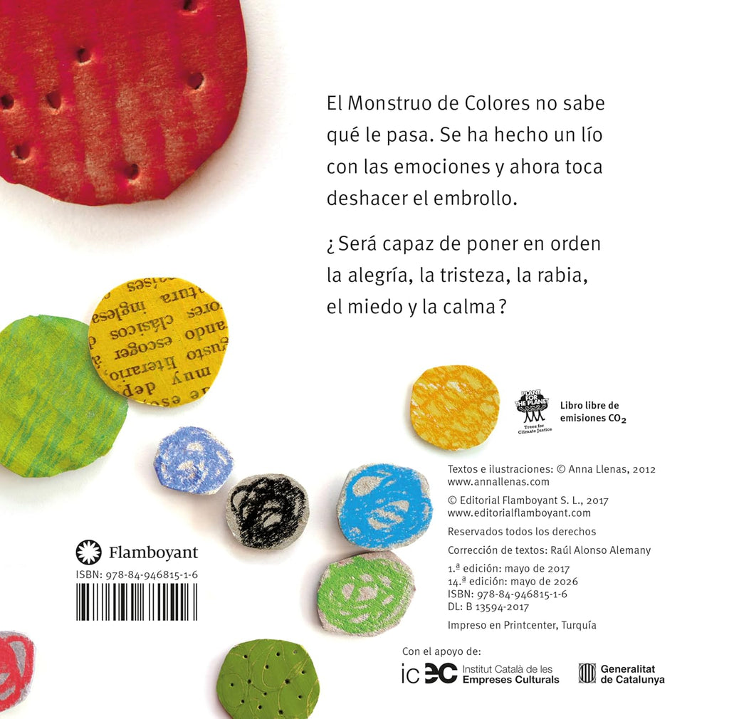 MONSTRUO DE COLORES (cartón)