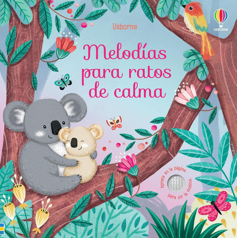 Portada del libro Melodías para ratos de calma, libro musical infantil con melodías para relajarse