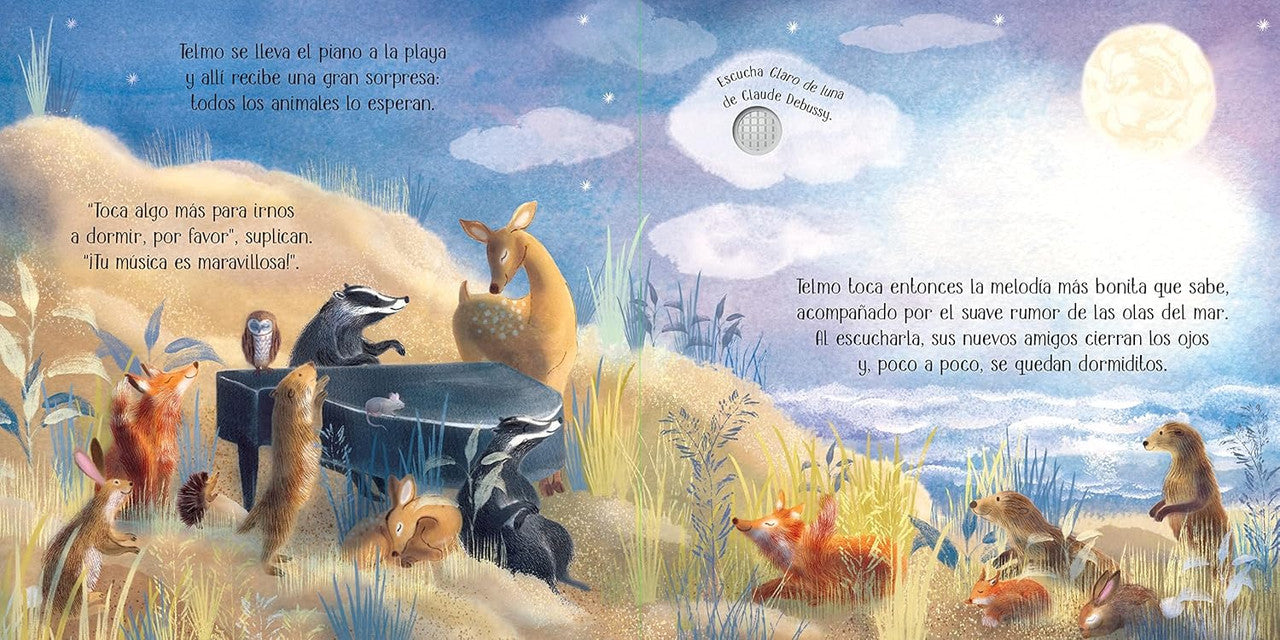 Libro musical infantil Melodías de buenas noches, melodías para dormir, imagen 2