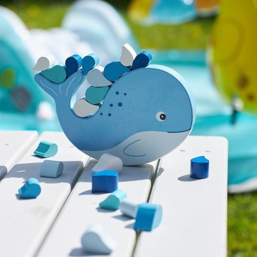 BALLENA EQUILIBRIO DE MADERA