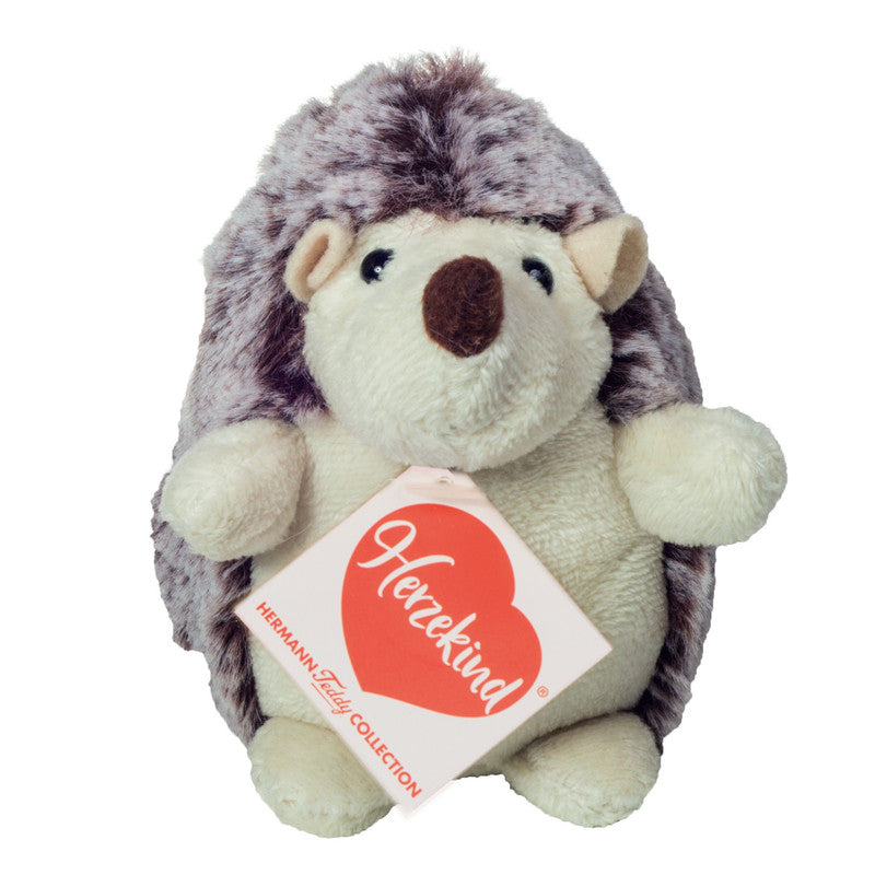 Peluche erizo Hermann Teddy, vista individual en primer plano, textura suave para bebé