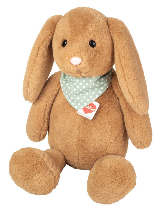 Peluche conejo Bunny Vivky 45 Hermann Teddy, suave para recién nacidos, vista frontal del producto