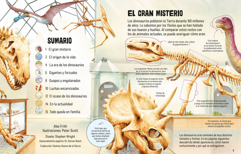 CONOCE POR DENTRO EL MUNDO DE LOS DINOSAURIOS