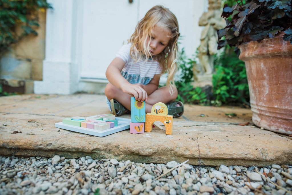 PUZLE SPRING GARDEN BLOCK ORANGE TREE
