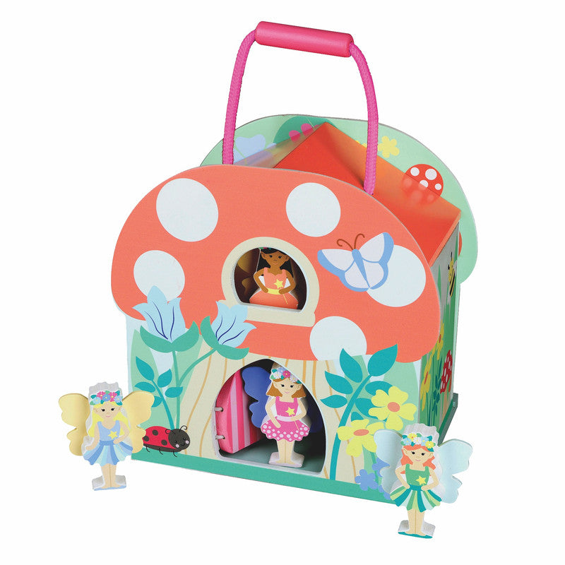 Play set Casa de Hadas Orange Tree, juguete de madera para juego imaginativo, imagen 2