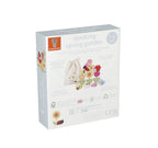 Caja del juego Jardín de madera para apilar, empaque reciclable y diseño ilustrado