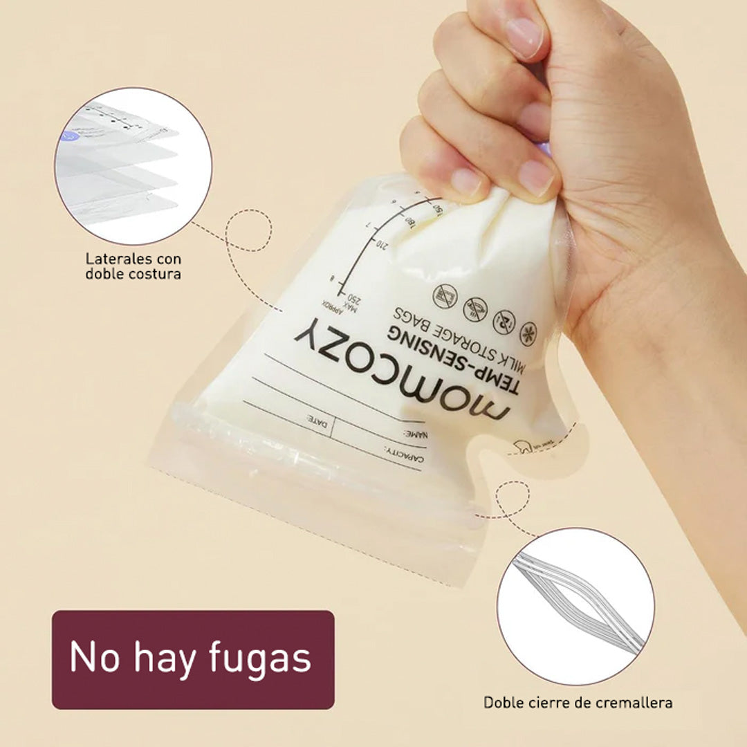BOLSAS PARA LECHE MATERNA MOMCOZY