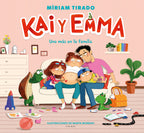 Libro Kai y Emma Uno más en la familia, vista de portada y tapa dura
