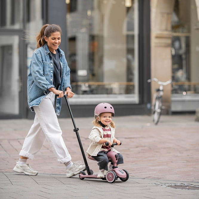 SCOOTER PUSH AND GO WILBERRY