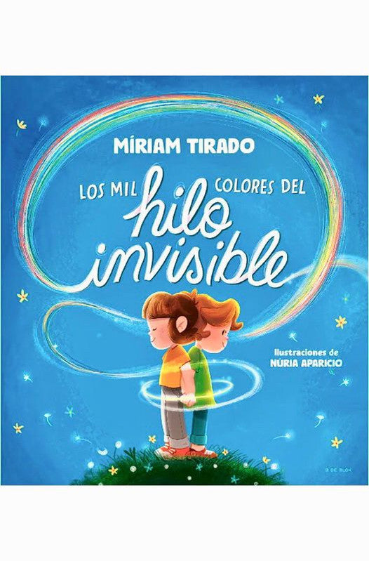 Detalle interior del libro Los mil colores del hilo invisible, ilustraciones y lectura en familia