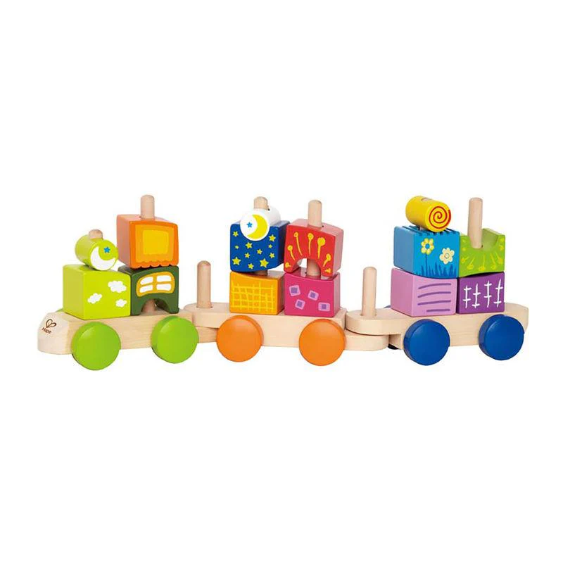 TREN CON BLOQUES DE MADERA