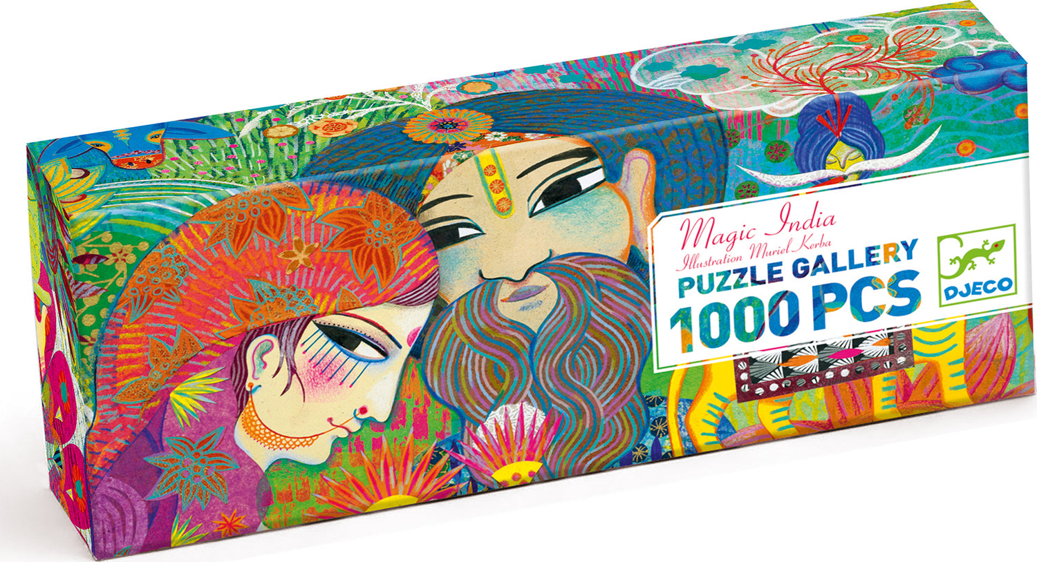 PUZLE GALLERY MAGIC INDIA DJECO +9