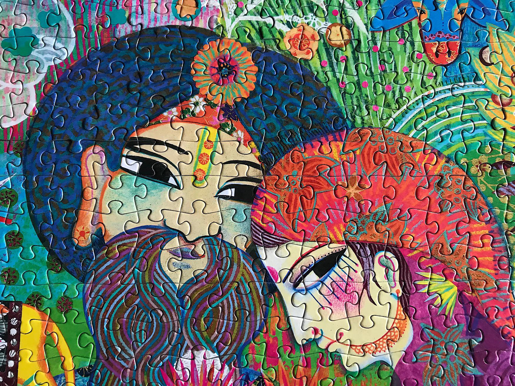 PUZLE GALLERY MAGIC INDIA DJECO +9