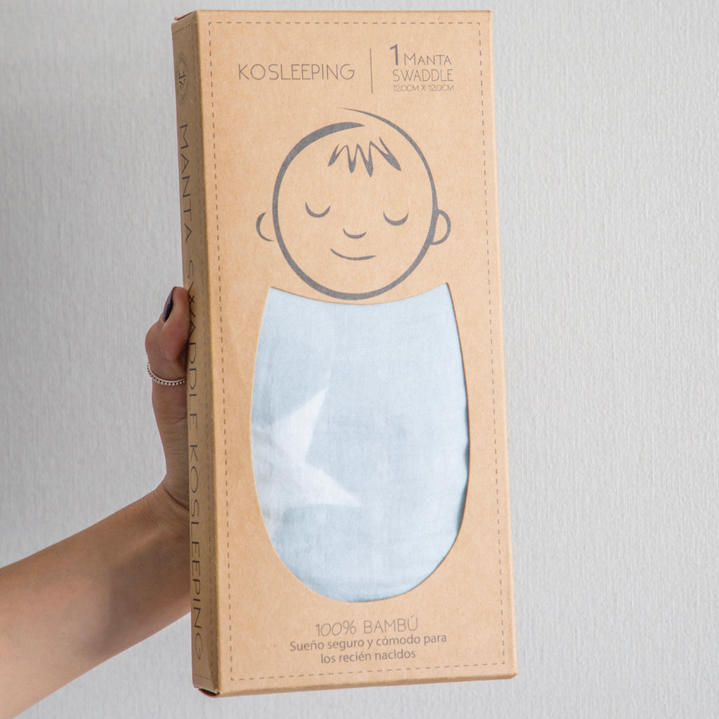 MANTA SWADDLE GRIS ESTRELLAS