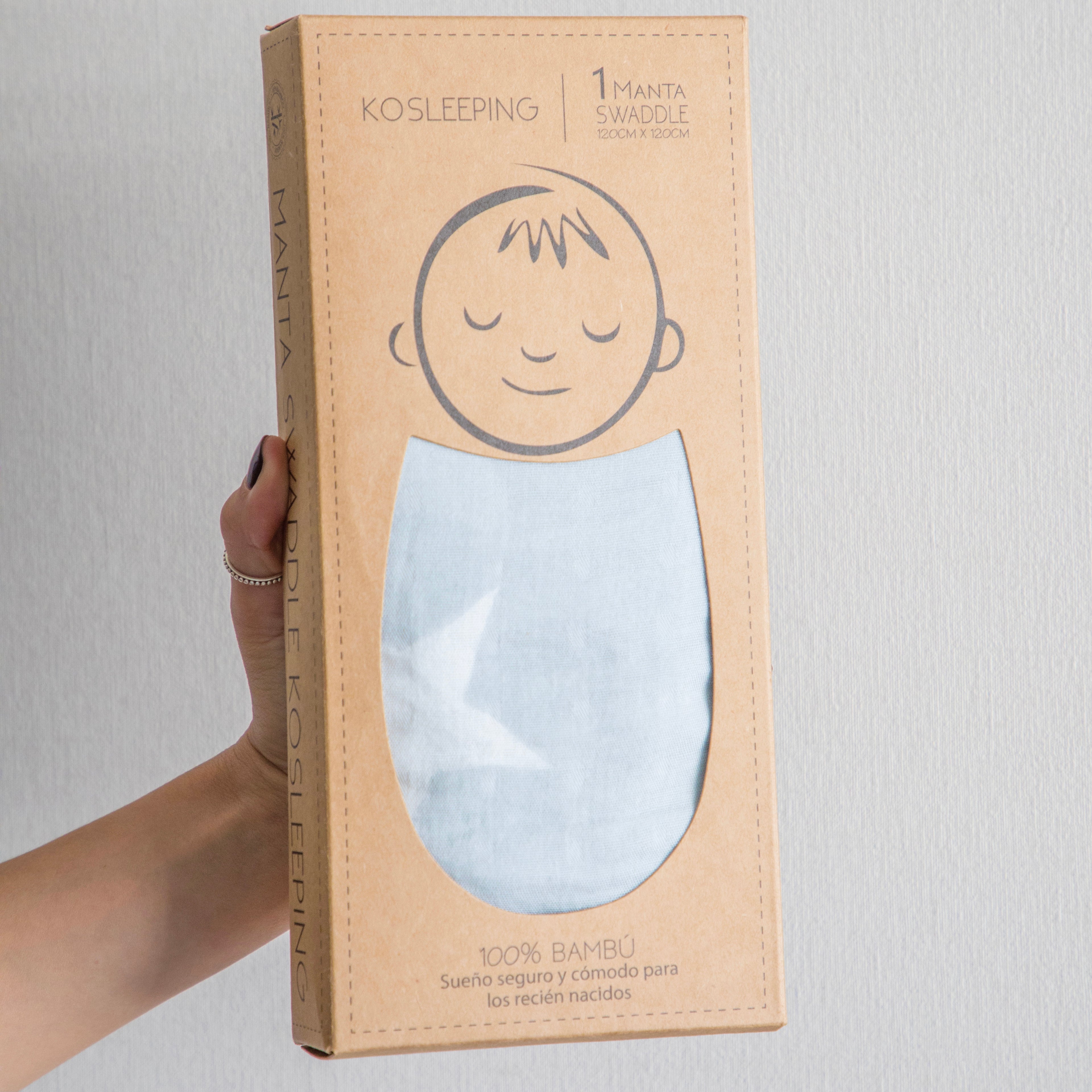 MANTA SWADDLE GRIS ESTRELLAS