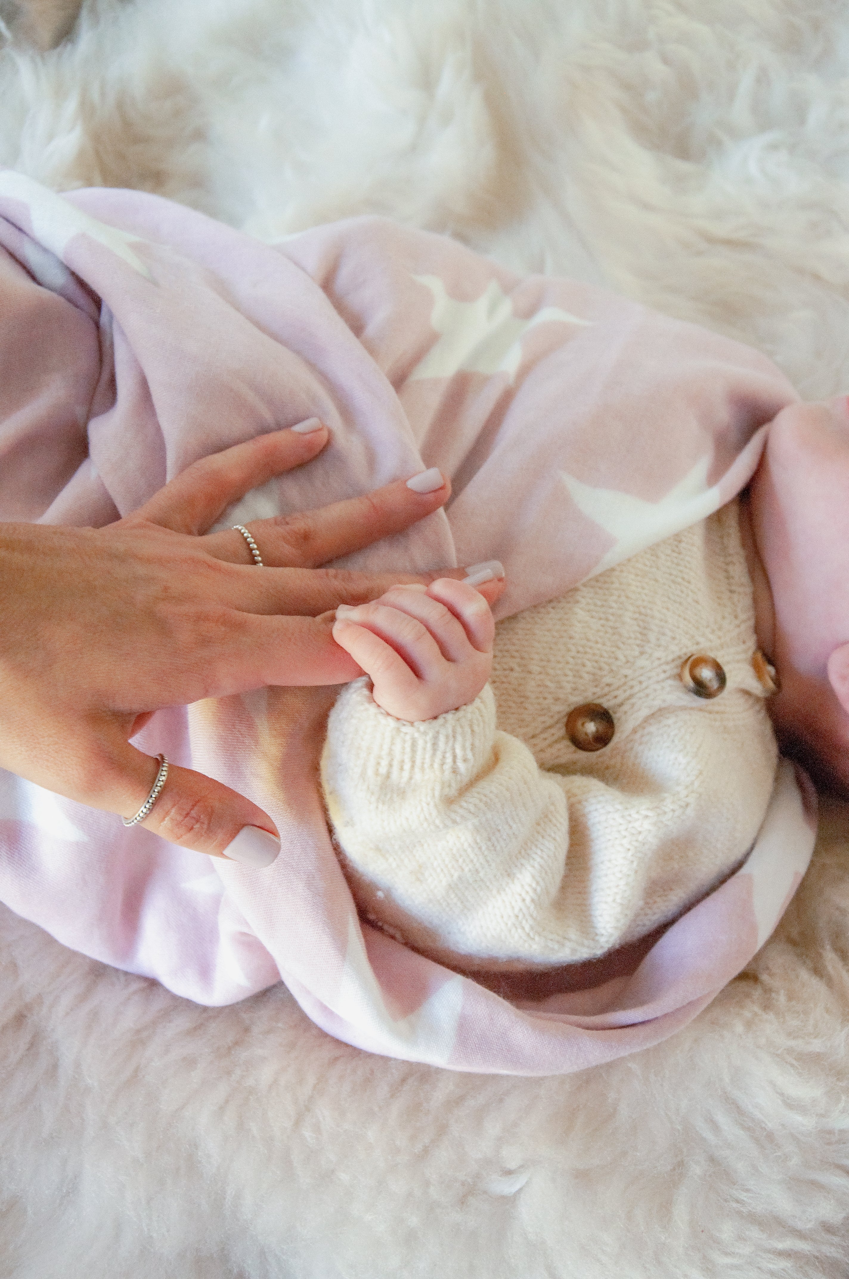 MANTA SWADDLE ROSA ESTRELLAS