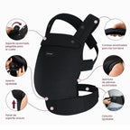 PORTA BEBE NEGRO MOMCOZY