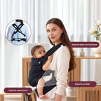 PORTA BEBE NEGRO MOMCOZY