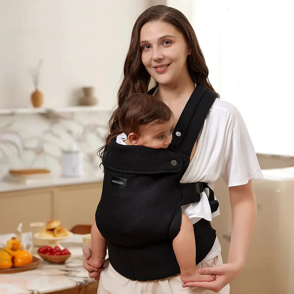 PORTA BEBE NEGRO MOMCOZY