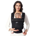 PORTA BEBE MALLA NEGRA  MOMCOZY