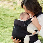 PORTA BEBE MALLA NEGRA  MOMCOZY