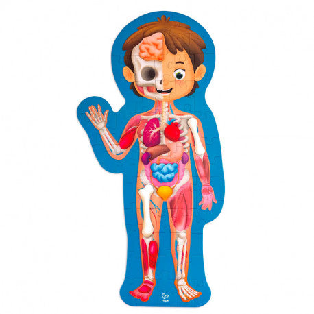 PUZLE CUERPO HUMANO HAPE +4