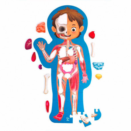 PUZLE CUERPO HUMANO HAPE +4