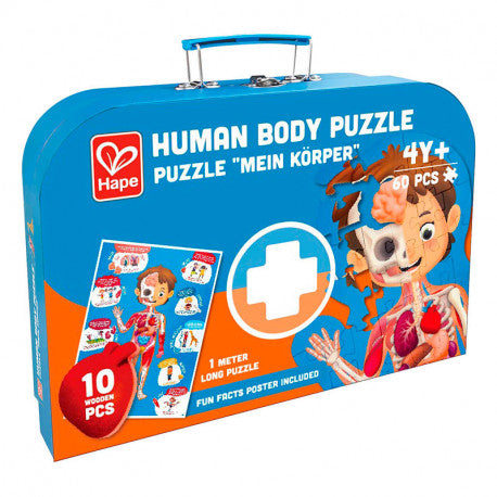 PUZLE CUERPO HUMANO HAPE +4