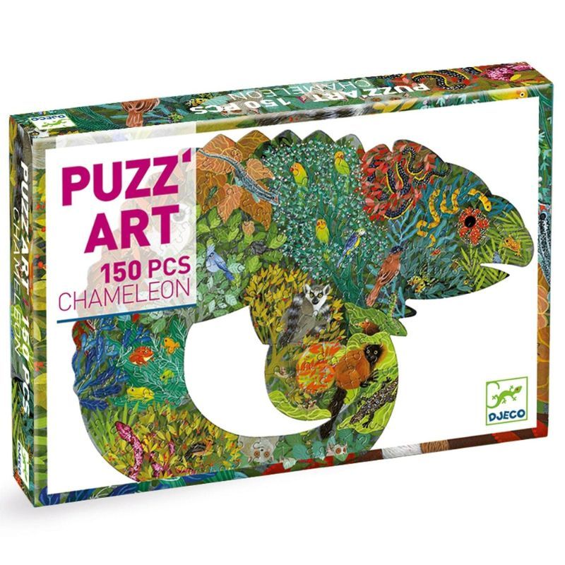 PUZLE PUZZ ART CAMALEON DJECO