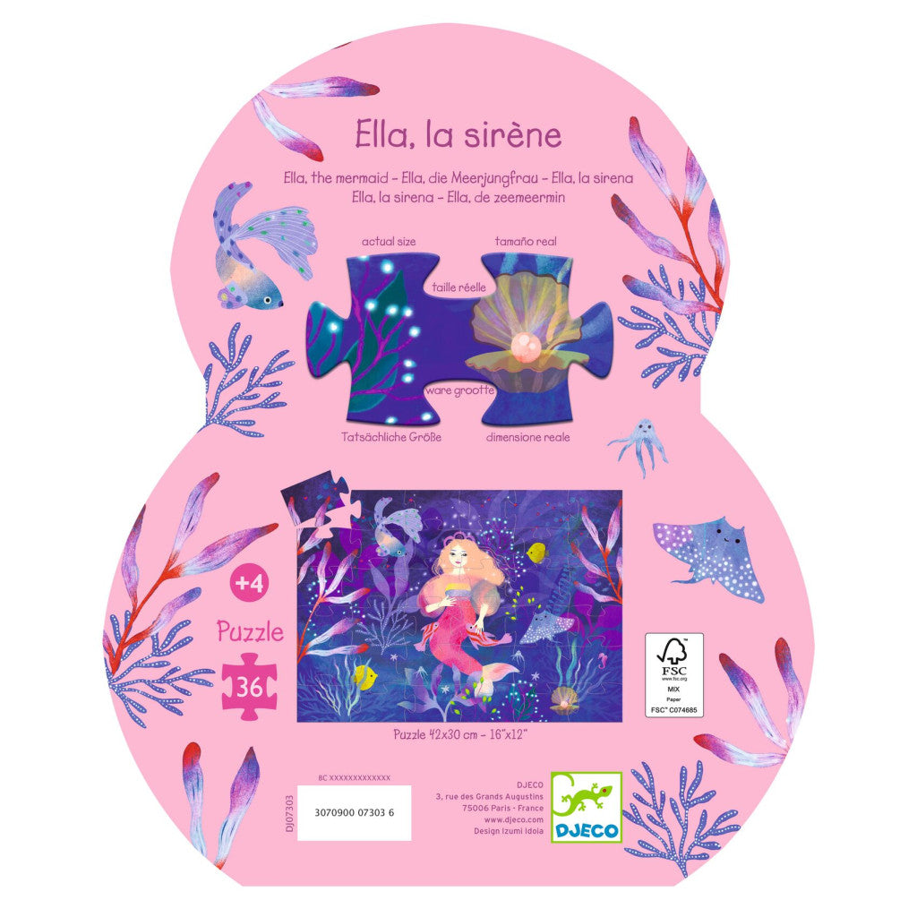 PUZLE ELLA, LA SIRENA DJECO +4