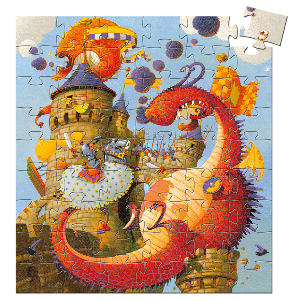 PUZLE VAILLANT Y EL DRAGON DJECO +5