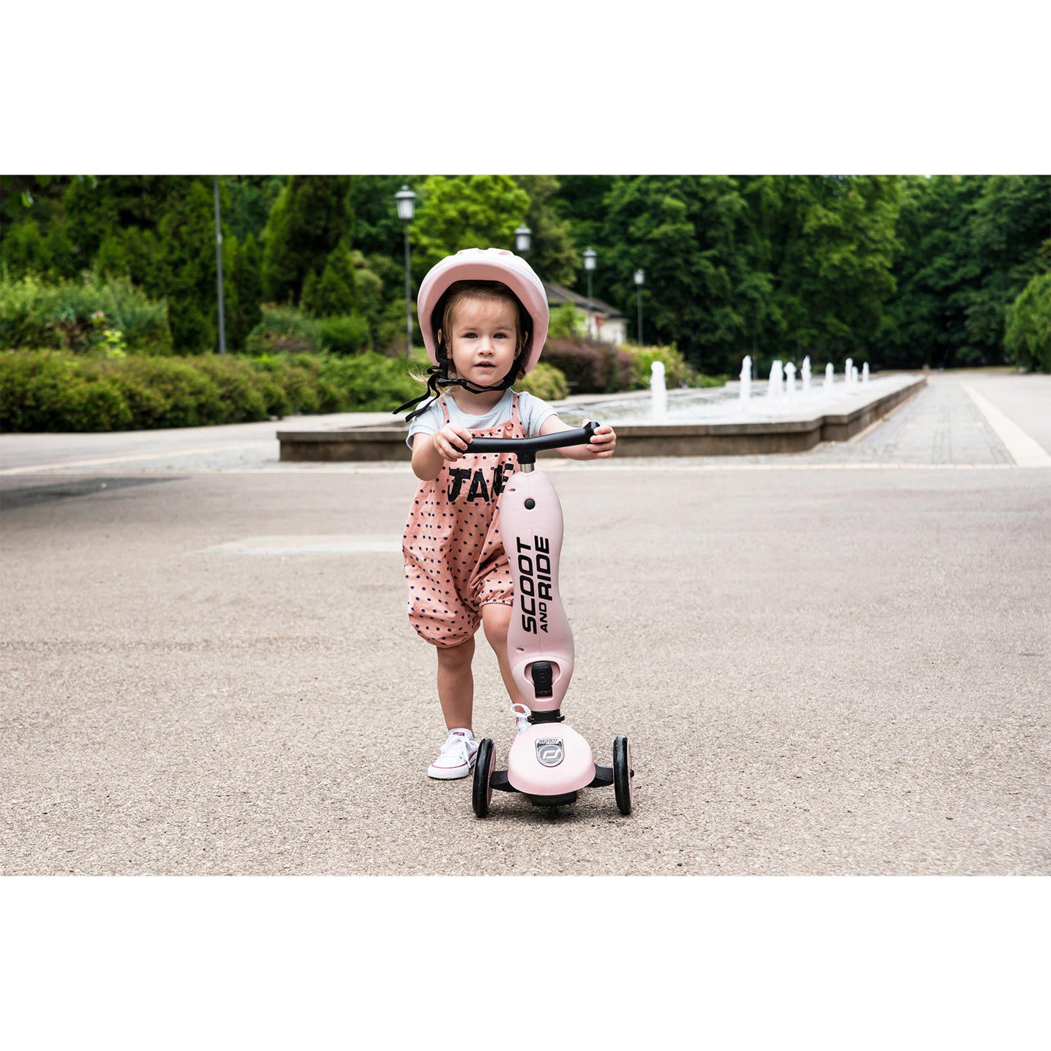SCOOTER 2 EN 1 H 1 ROSE