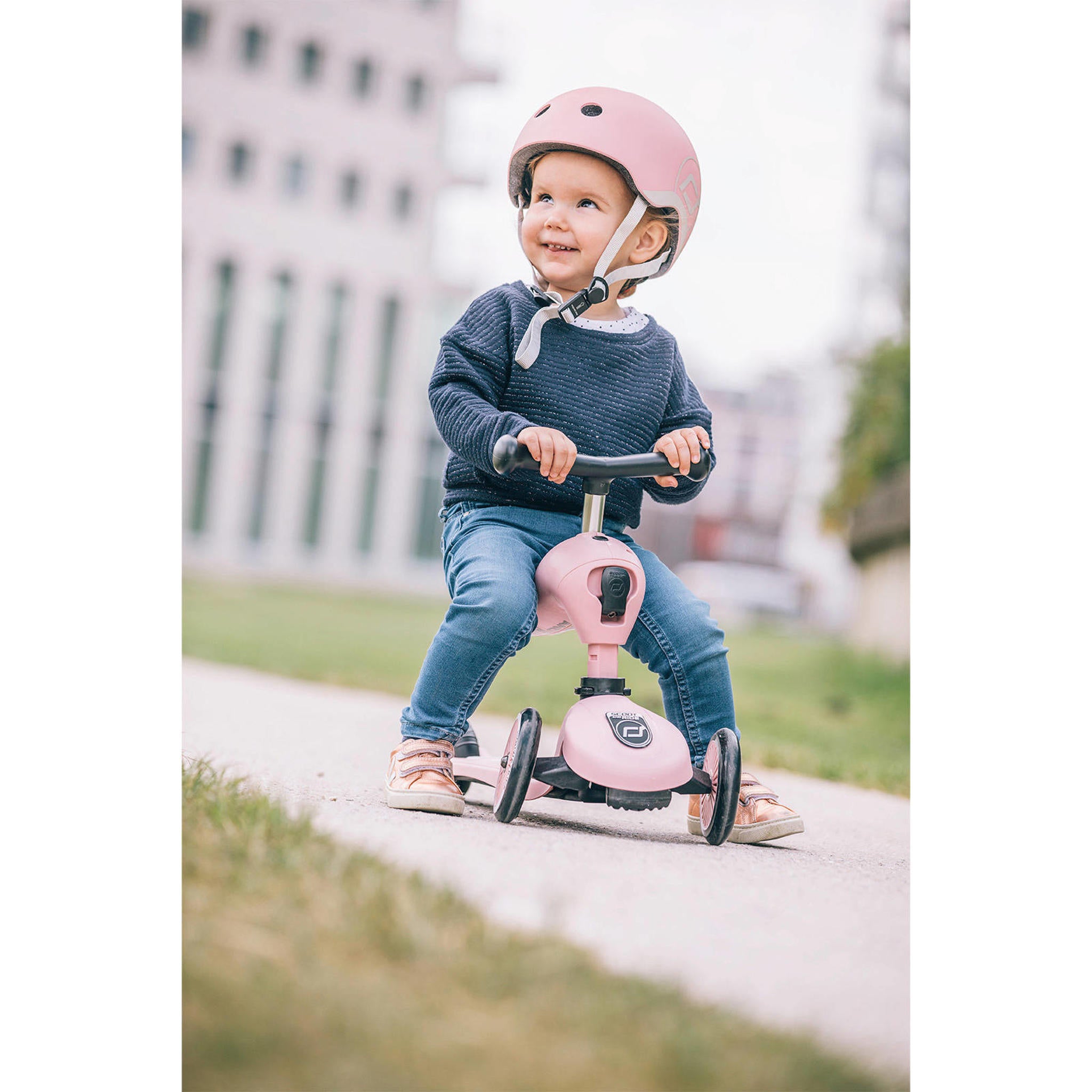 SCOOTER 2 EN 1 H 1 ROSE