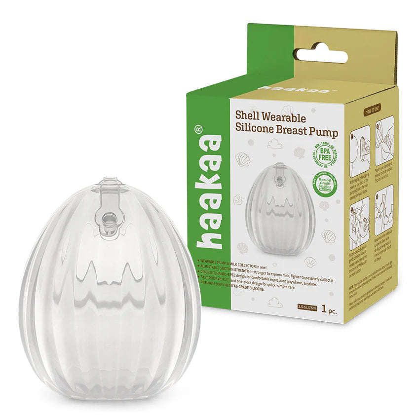 SHELL RECOLECTOR DE LECHE MANOS LIBRES HAAKAA - 75 ml