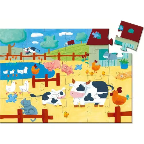 PUZLE VACA GRANJA DJECO +3